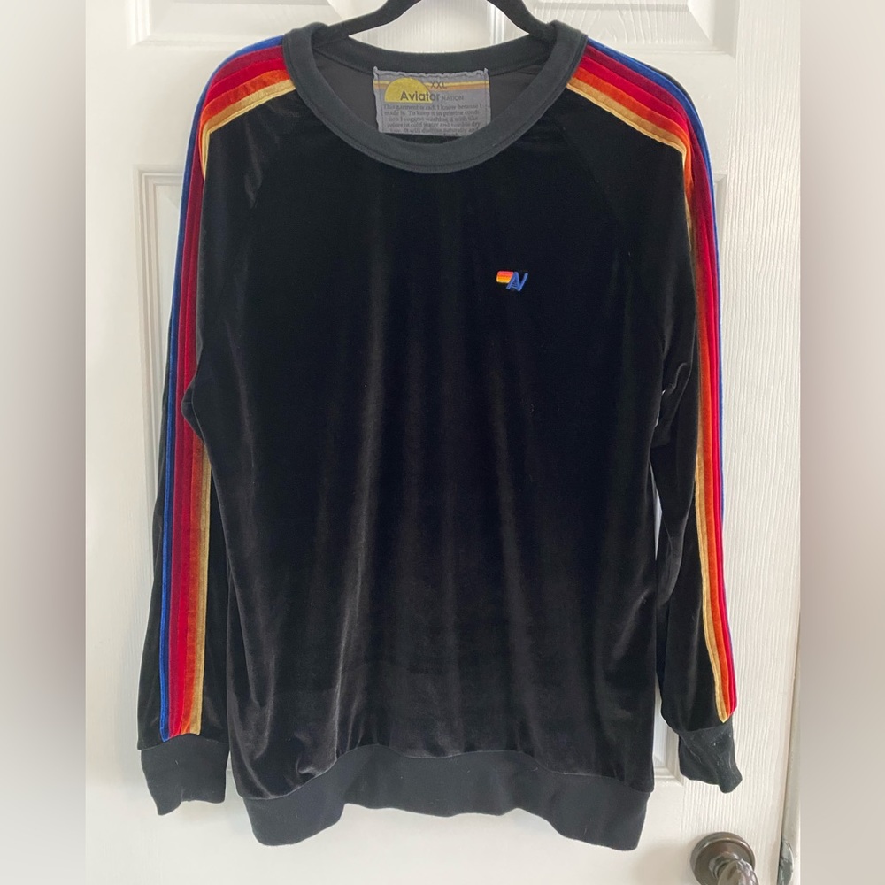 Aviator nation black velvet XXL